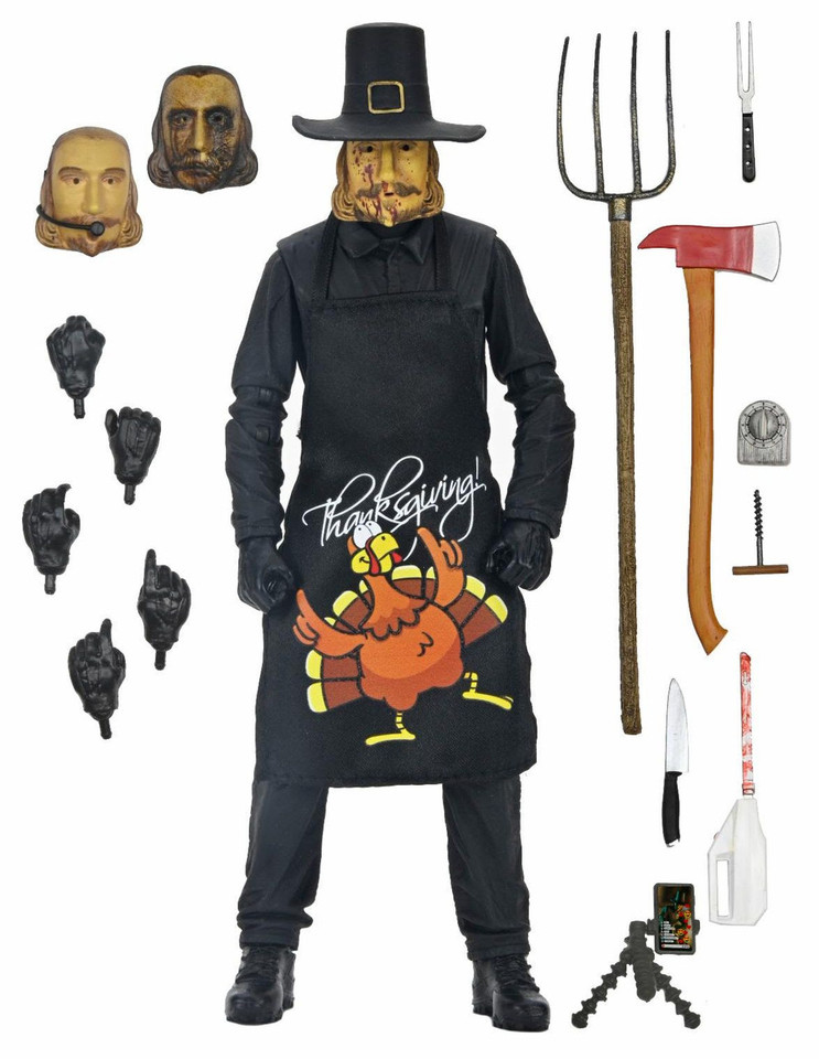 NECA Thanksgiving Ultimate John Carver "No Leftovers" 7-Inch Scale Action Figure (Not Mint)