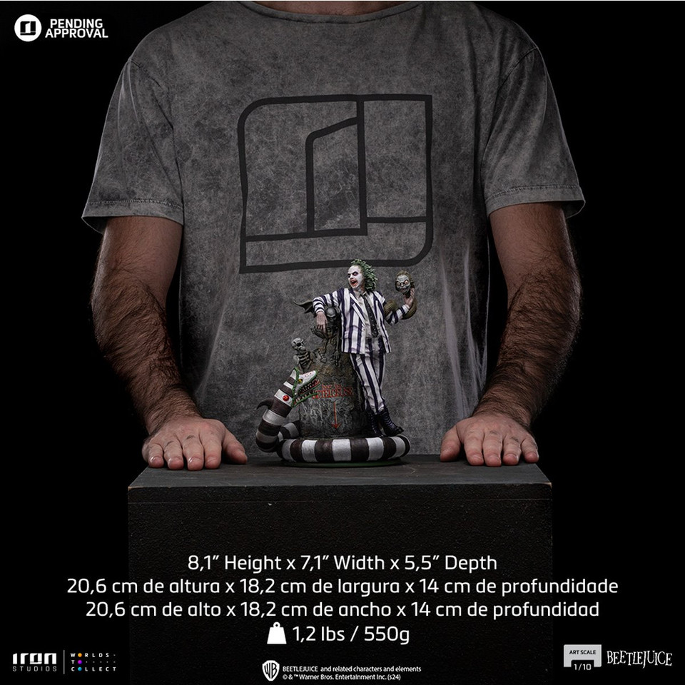 Iron Studios Beetlejuice 1:10 Art Scale Limited Edition Statue