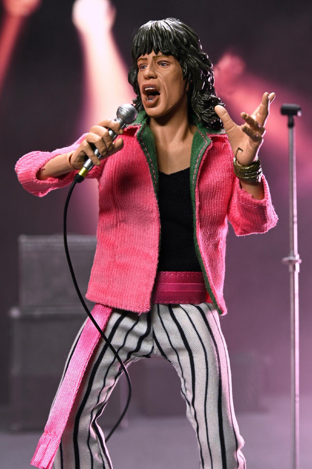 NECA The Rolling Stones Mick Jagger (1975) 8-Inch Clothed Action Figure