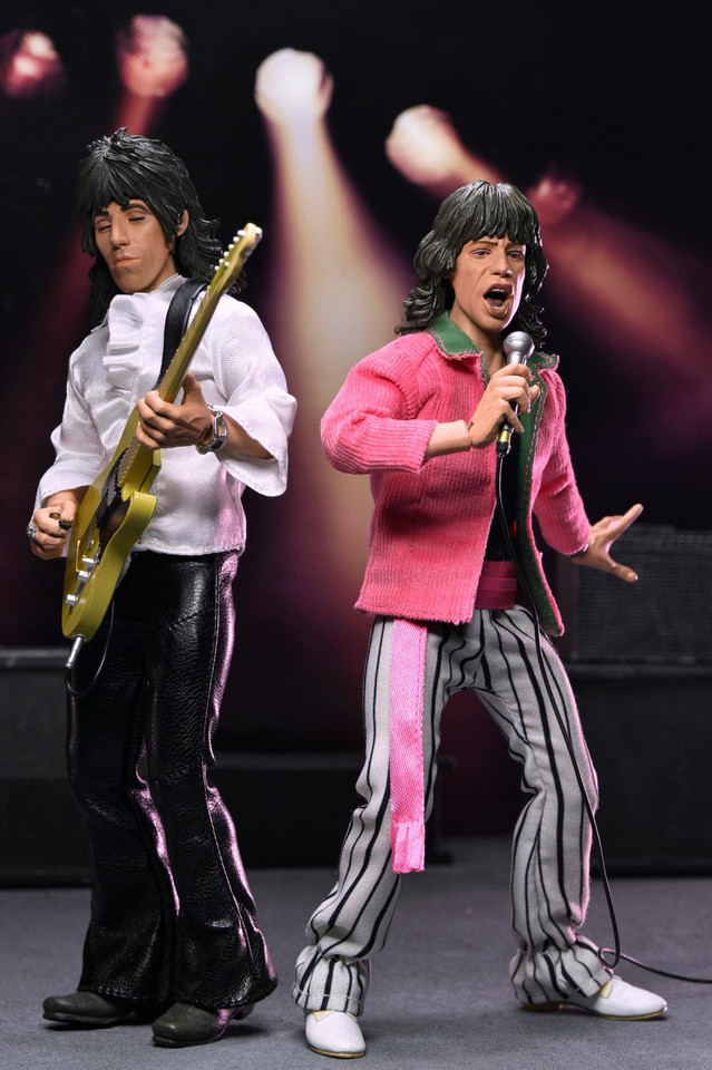 NECA The Rolling Stones Mick Jagger (1975) 8-Inch Clothed Action Figure