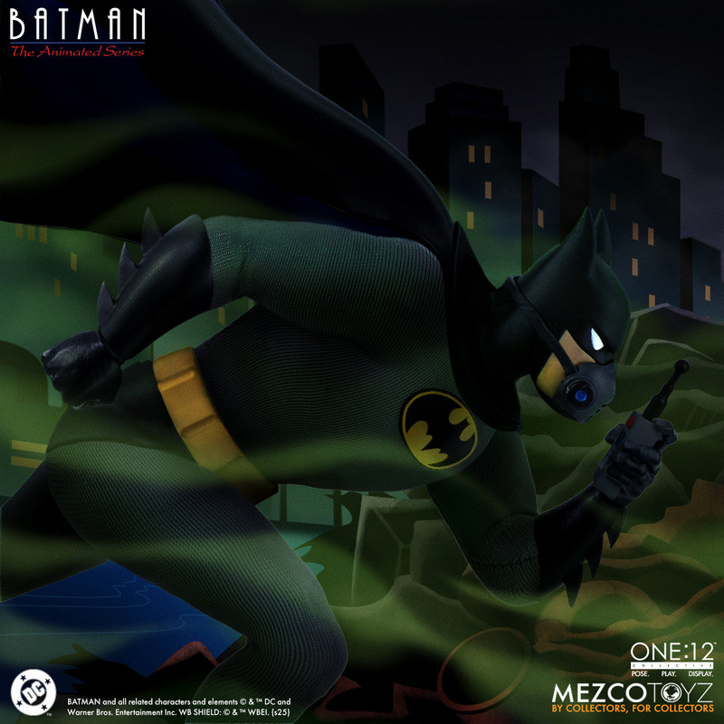 [PRE-ORDER] Mezco Toyz One:12 Collective Batman: The Animated Series Batman Action Figure