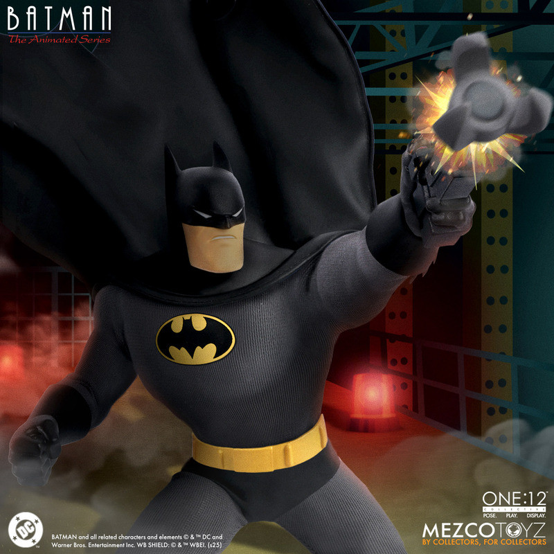 [PRE-ORDER] Mezco Toyz One:12 Collective Batman: The Animated Series Batman Action Figure