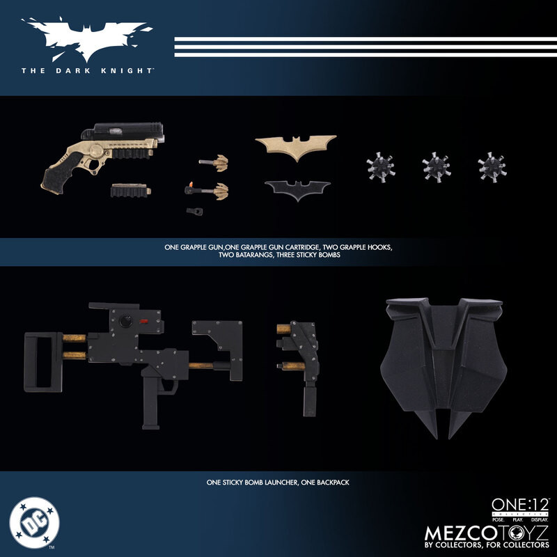 [PRE-ORDER] Mezco Toyz One:12 Collective The Dark Knight Batman Action Figure