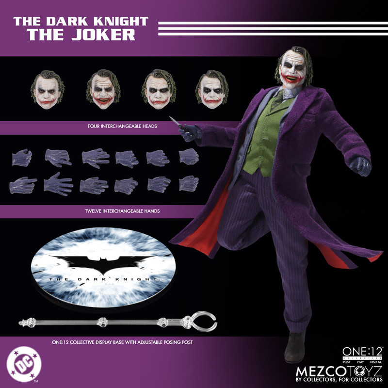 Pre-Order Mezco The Dark Knight Joker One:12 Collective Figure
