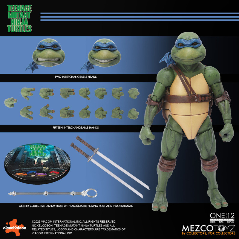 [PRE-ORDER] Mezco Toyz One:12 Collective Teenage Mutant Ninja Turtles (1990) Action Figures Deluxe Boxed Set