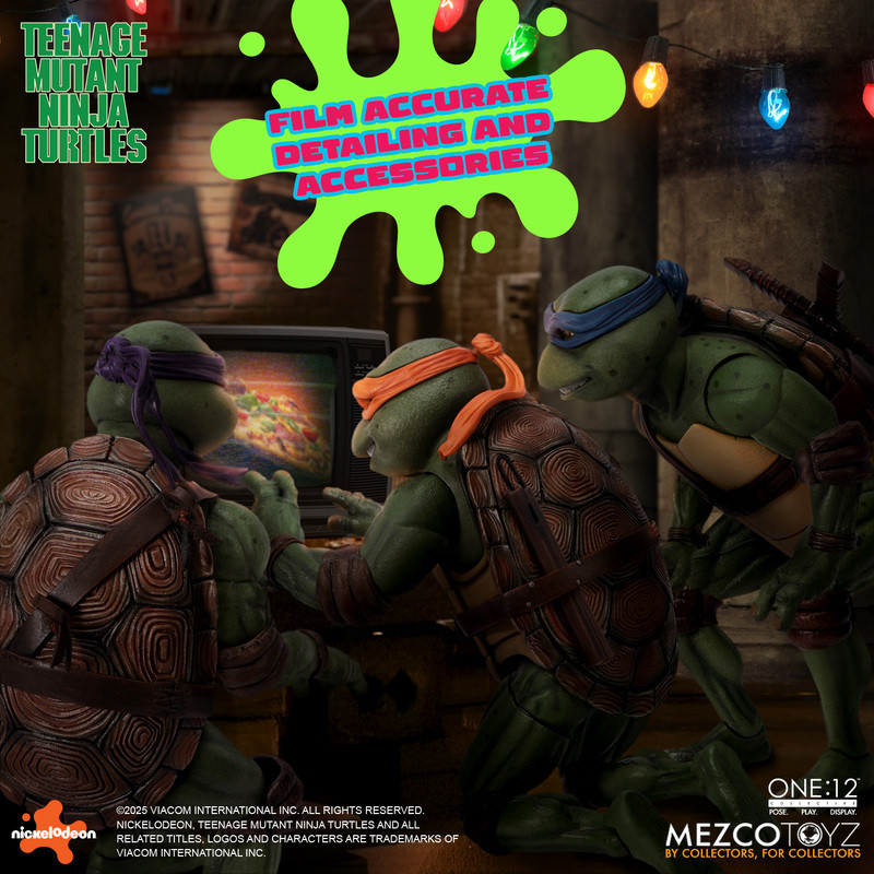 [PRE-ORDER] Mezco Toyz One:12 Collective Teenage Mutant Ninja Turtles (1990) Action Figures Deluxe Boxed Set