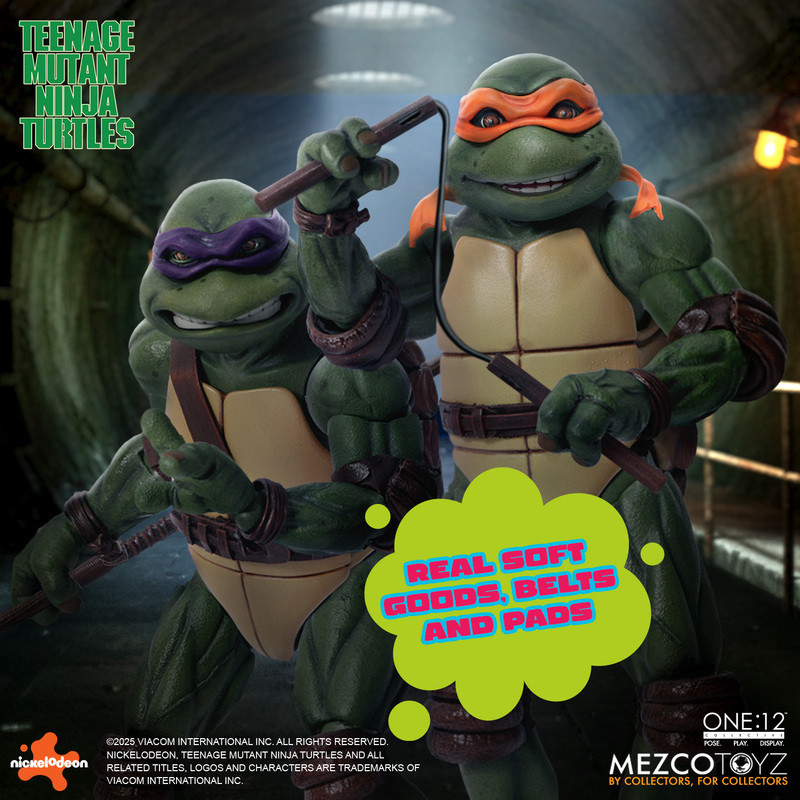 [PRE-ORDER] Mezco Toyz One:12 Collective Teenage Mutant Ninja Turtles (1990) Action Figures Deluxe Boxed Set