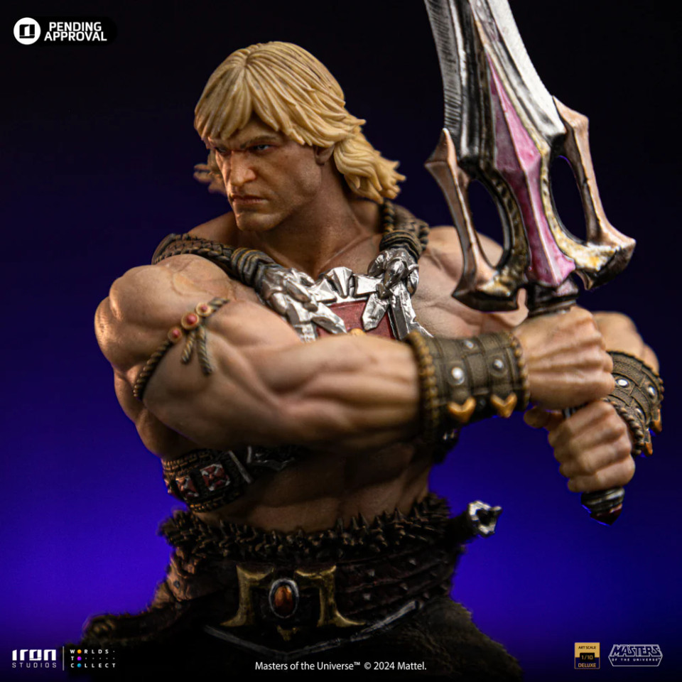 Iron Studios Masters Of The Universe He-Man Unleashed Art Scale 1/10 Statue