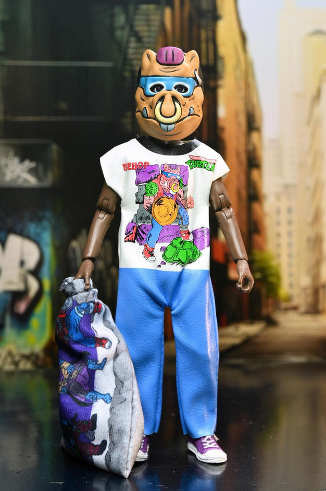 NECA Ben Cooper Costume Kids Collection Teenage Mutant Ninja Turtles Bebop Clothed Action Figure