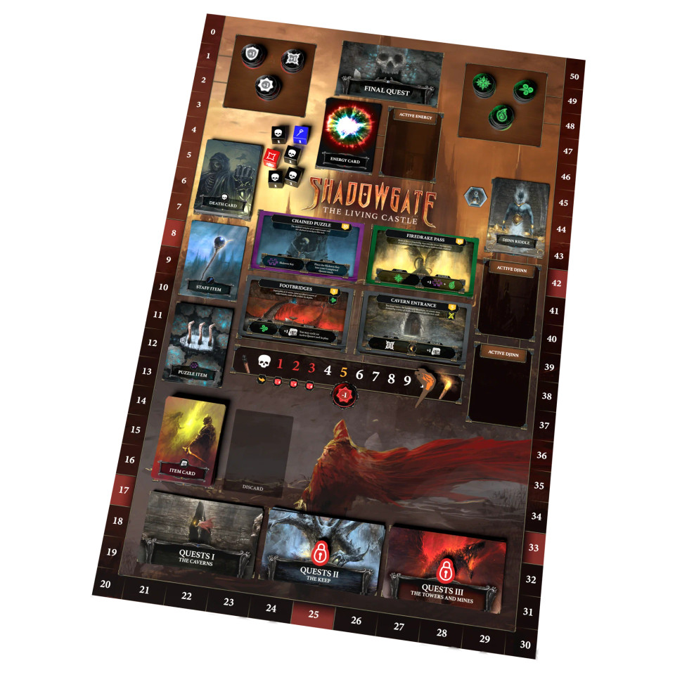 Trick Or Treat Studios Shadowgate: The Living Castle Board Game