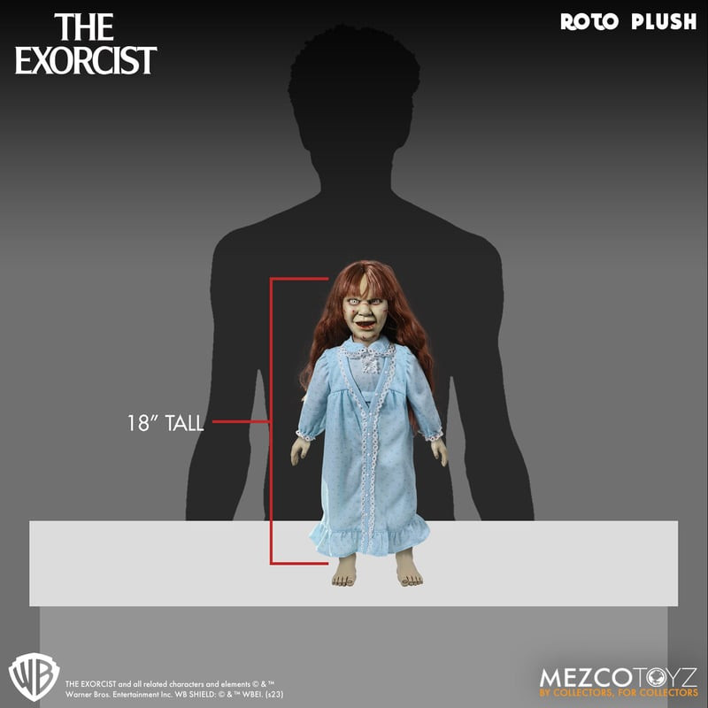 Mezco Toyz The Exorcist Regan MacNeil Mezco Designer Series 18-Inch Roto Plush Doll