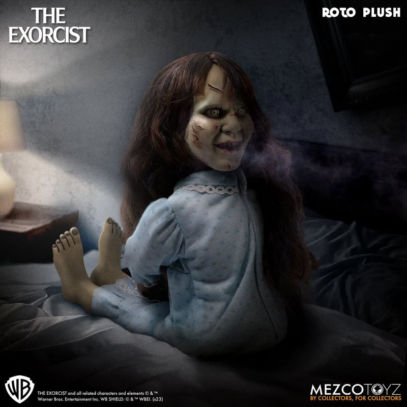 Mezco Toyz The Exorcist Regan MacNeil Mezco Designer Series 18-Inch Roto Plush Doll