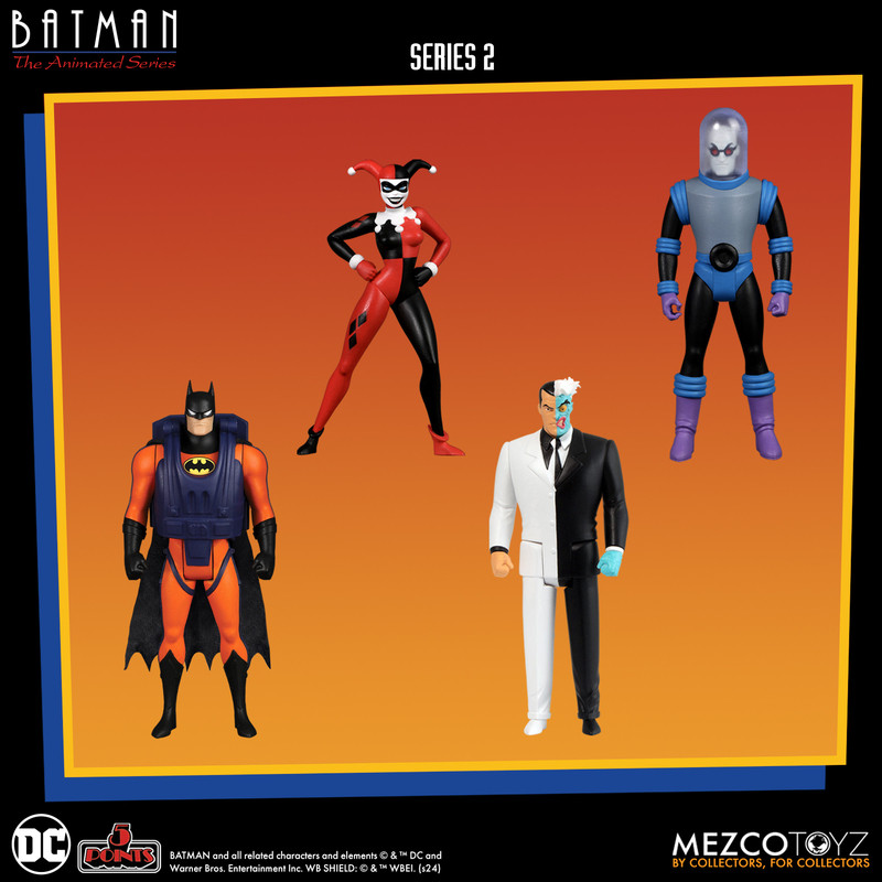 Mezco Toyz 5 Points Batman: The Animated Series Series 2 Set of 4 Figures