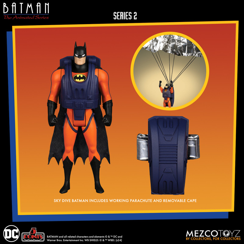 Mezco Toyz 5 Points Batman: The Animated Series Series 2 Set of 4 Figures