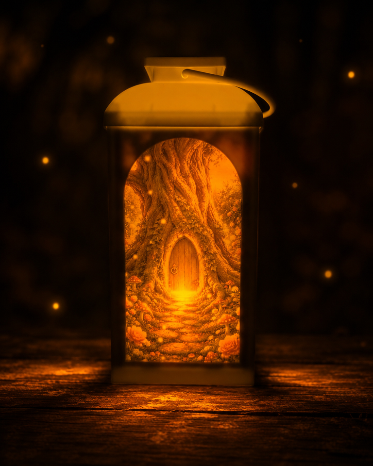 Not Just Toyz Secret Fairy Garden Solar Art Lantern