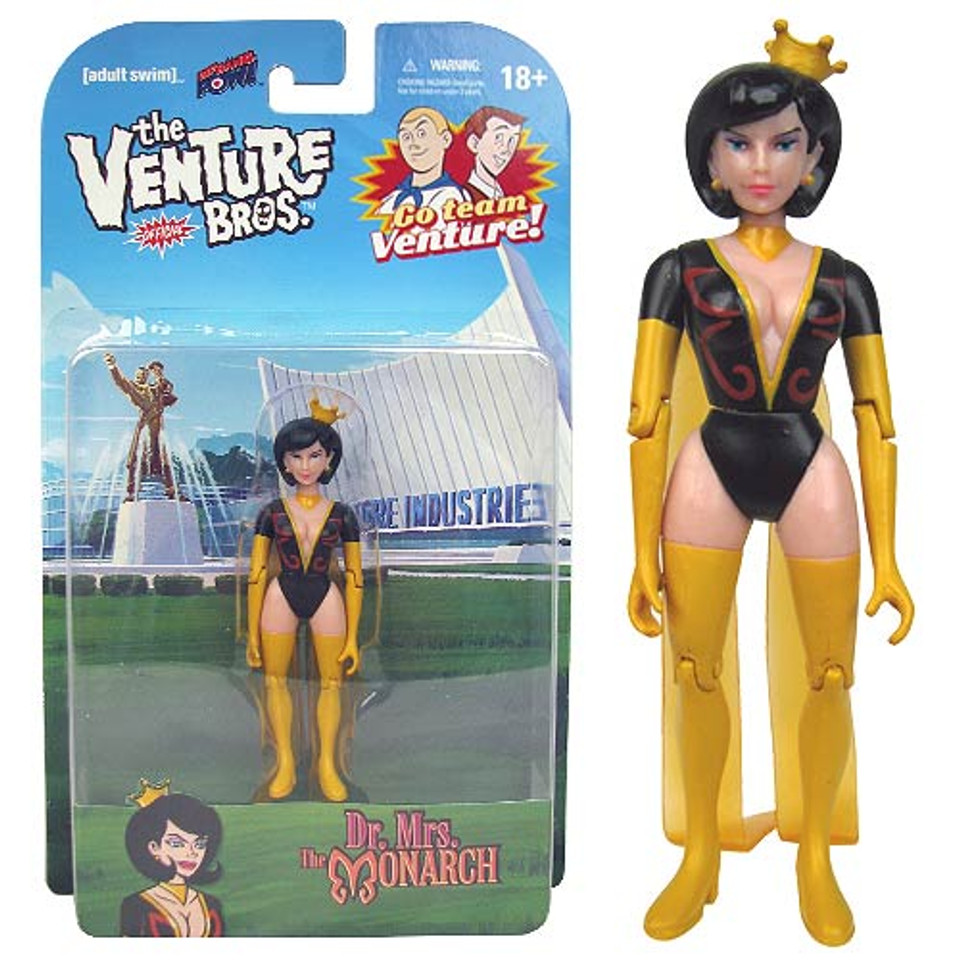 The Venture Bros. Dr. Mrs. The Monarch 3 3/4-Inch Figure