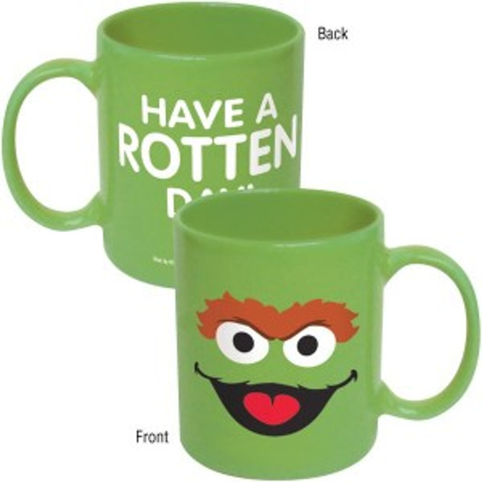 Sesame Street Oscar The Grouch Big Face Mug