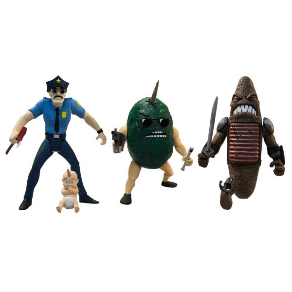 Axe Cop 4-Inch Series 1 Action Figure Set