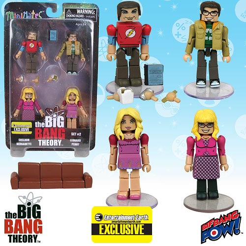 The Big Bang Theory Minimates Set 2 - Entertainment Earth