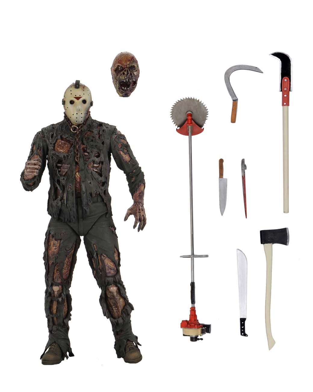 NECA Jason Mask Friday the 13th ジェイソン NECA FRIDAY THE 13TH PART 3 JASON VOORHEES 1:1 PROP REPLICA MASK