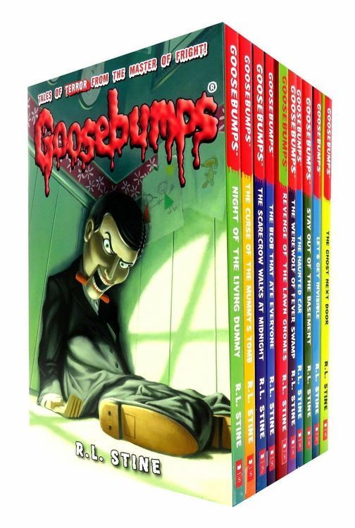Goosebumps 10冊　英語　R L Stine Goosebumps Series 10 Books Collection Set (Classic Covers