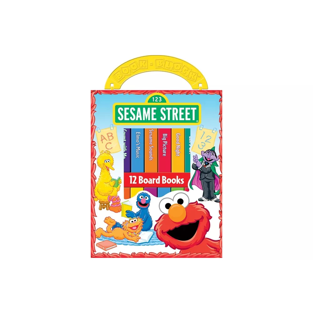 Sesame Street My First Library 12 Board Book Set - Buy at Not Just