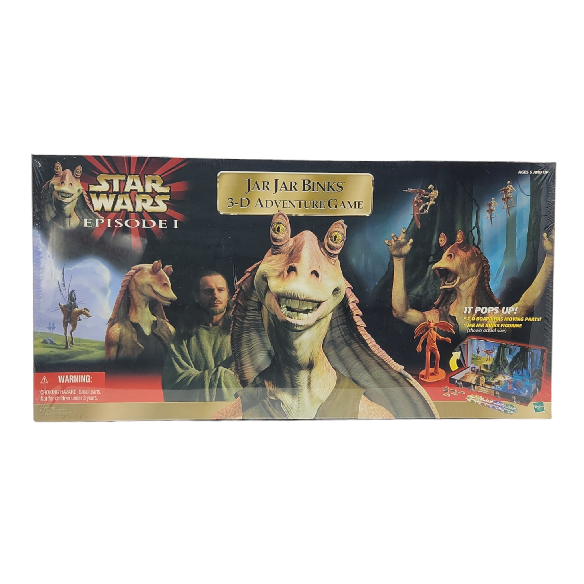 Hasbro Star Wars Episode 1 Jar Jar Binks 3-D Adventure Game