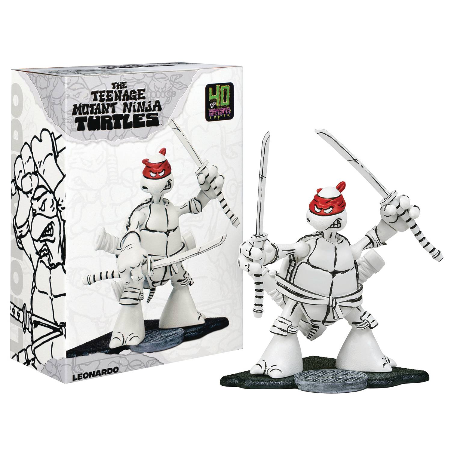 Teenage Mutant Ninja Turtles 40th Anniversary: Black & White
