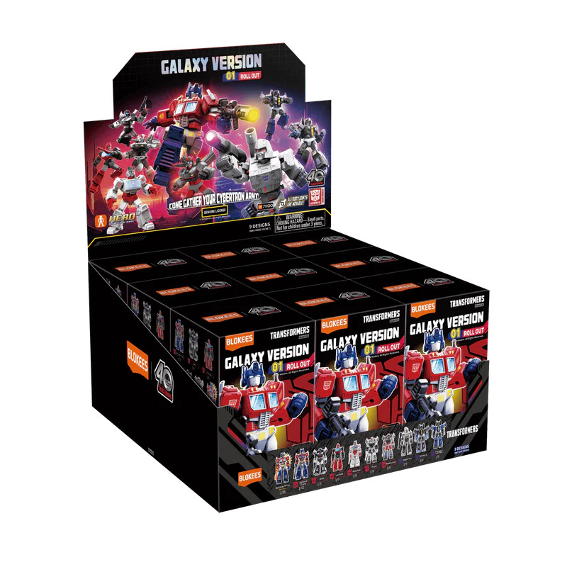 Blokees Figures | Transformers Galaxy Version 01 - Roll Out (Case