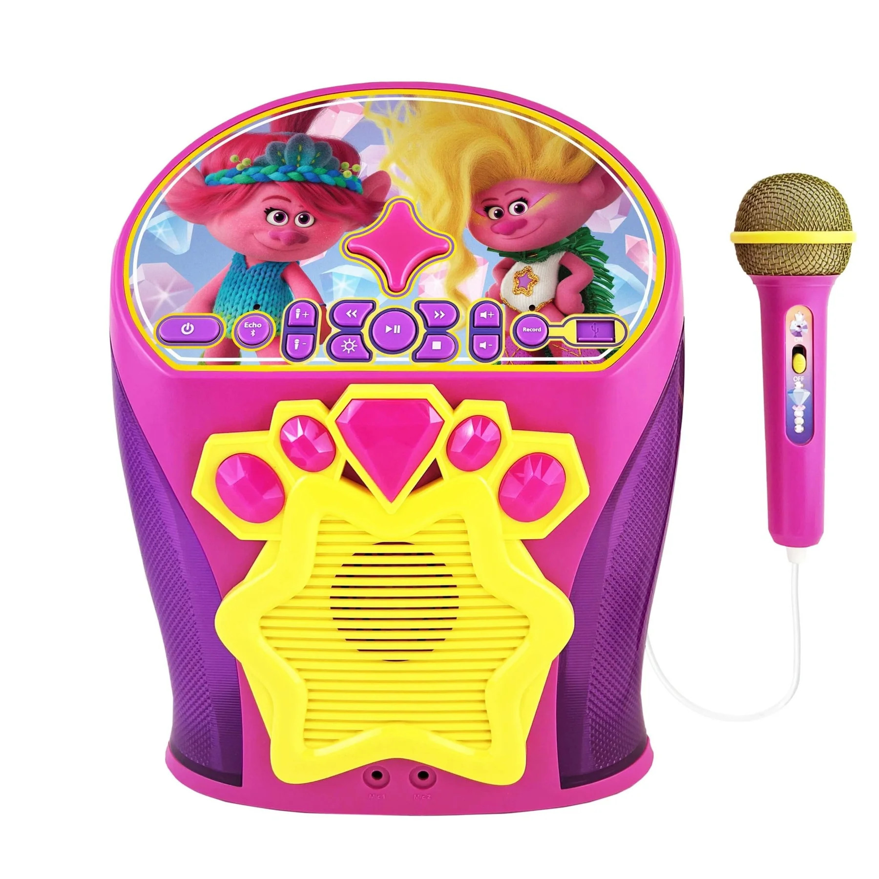 Trolls Band Together Karaoke Machine with EZ Link – Kids Sing