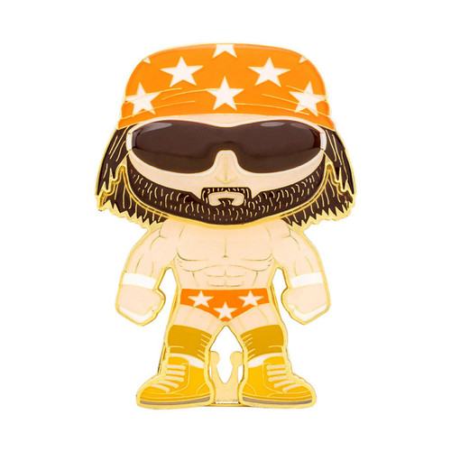 Funko WWE Randy Macho Man Savage Large Enamel Pop! Pin - Buy at Not ...