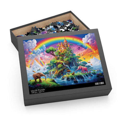 Whimsy Works Castle WhimsyCastle Fantasy Puzzle Collection - Enchanting Castle, Elephants ...
