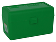 Mtm Ammo Box Magnum Rifle - 50-rounds Flip Top Style Green