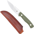 Cobratec Koonsman 4" Fixed Bld - Od Green D2 W/leather Sheath