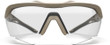 Glock Tactical Glasses - Crossover Desert Tan Clear Len