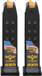 Xtech Tactical Magazine For - Glock 19 10rd Freedom 2 Pack