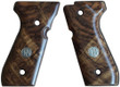 Beretta 92/96 Deluxe Grips - Grade 3 Walnut Checkered