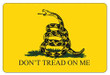 Tekmat Armorers Bench Mat - 11"x17" Gadsden Flag