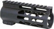 Guntec Air-lok Handguard - 5" M-lok Black