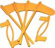 Mtm Pistol & Rifle Chamber - Indicator Flags 8-pack Yellow