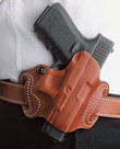 Desantis Mini Slide Holster - Owb Rh Lthr For Glock 20/21 Tn