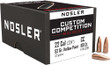 Nosler Bullets 22 Cal .224 - 52gr Hp-bt Custom Comp. 100ct!