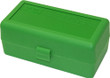 Mtm Ammo Box Wssm & 500sw - 50-rounds Flip Top Style Green