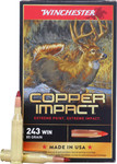 Winchester Copper Impact 243 - Win 85gr 20rd 10bx/cs