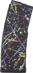 Amend2 Ar-15 Magazine 5.56x45 - 30rd Poly Mod3 Neon Splatter
