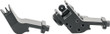 Je Fixed Front/rear Sight - 45 Degree Offset Aluminum Blk