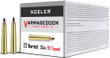 Nosler Varmageddon 22 Hornet - 35gr Fbt 50rd 10bx/cs