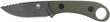 Cobratec D2 Skinner 3.75" Full - Tang Od Green G10 W/kydex Shth