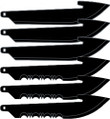 Outdoor Edge 2.5" Replacement - Blades 6-pack Drop Pnt Combo