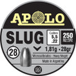 Hatsan Apolo 22 Slug 28 Grain - 250 Pack